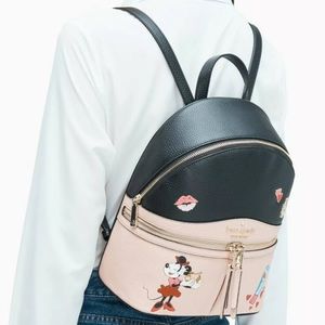 Kate Spade KSNY Minnie Mouse Backpack Pale Vellum